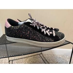 p448 sneakers Shoes - Women’s 8.5 39 - Black Pink Glitter
